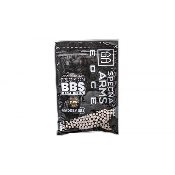 0.40g Specna Arms EDGE™ Precision BBs - 1000BBs - Ivory